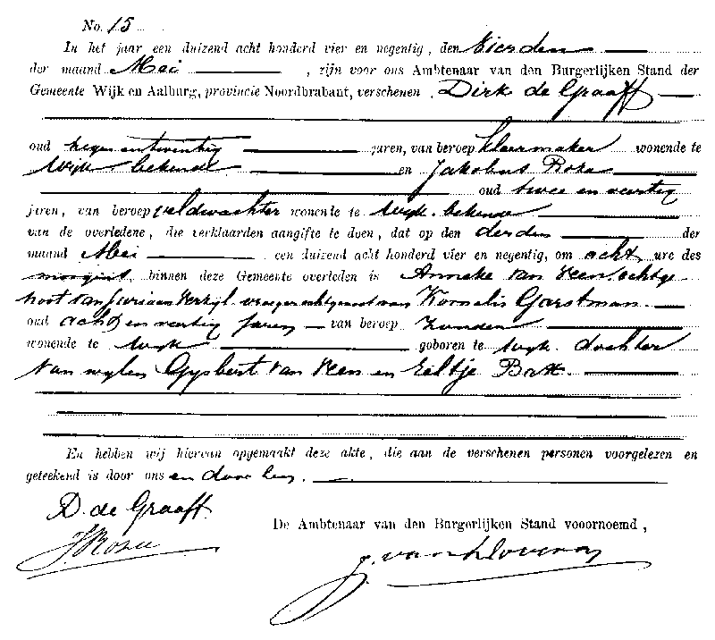 18940504 ovl akte 15 Anneke v Veen ev J Verzijl